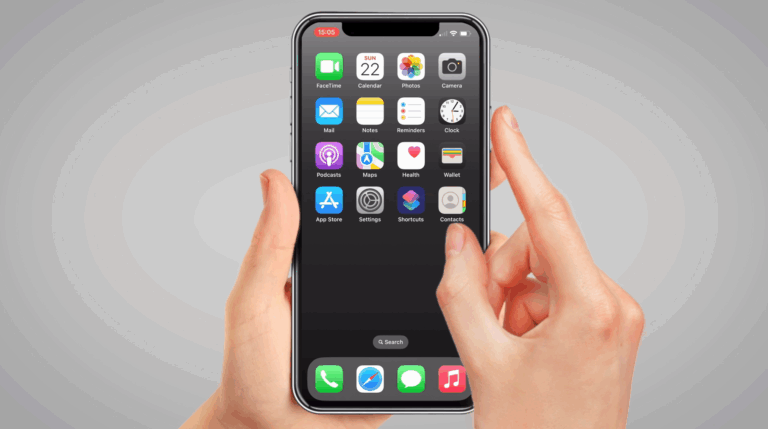 Iphone triple click side button