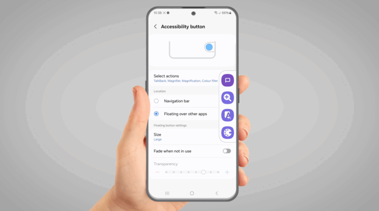 Android shortcut style