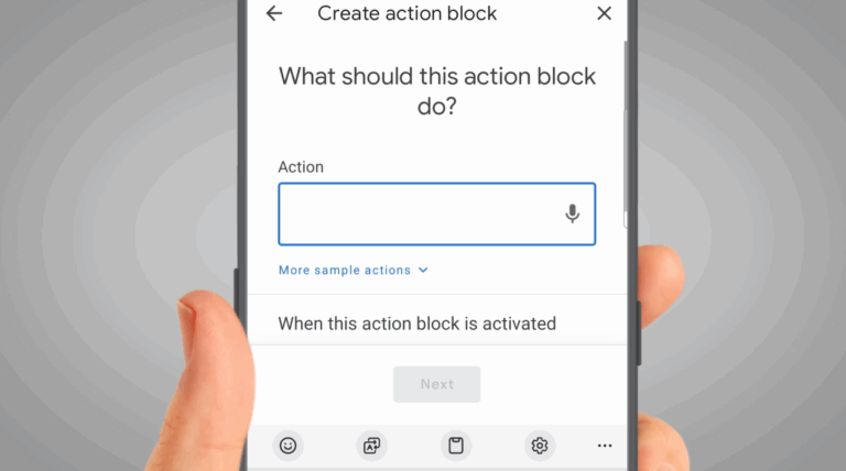 action command