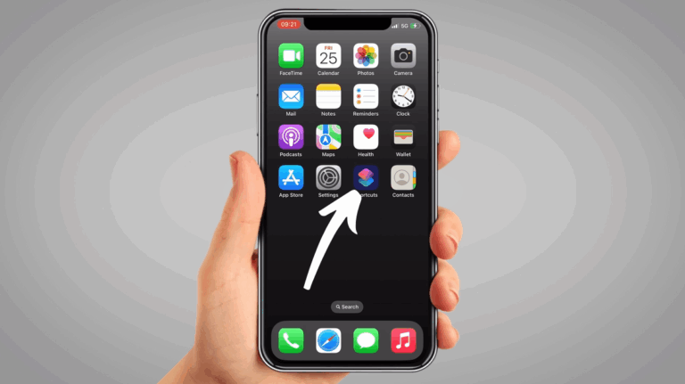 Iphone shortcut icon