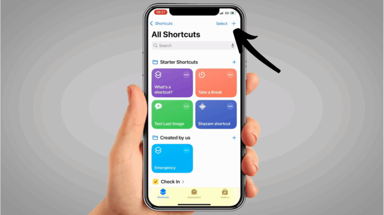 iphone shortcuts plus button